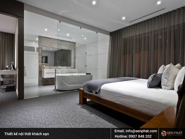 Mẫu thiết kế nội thất phòng ngủ khách sạn 5 sao ĐẸP, GIÁ RẺ