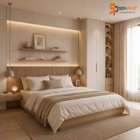 Thiết kế ph&ograve;ng ngủ 8m2 &ndash; Tối ưu kh&ocirc;ng gian, n&acirc;ng tầm tiện nghi