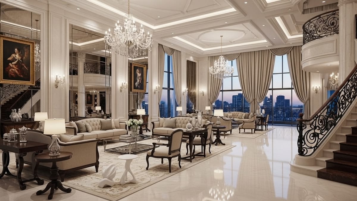 penthouse tân cổ điển