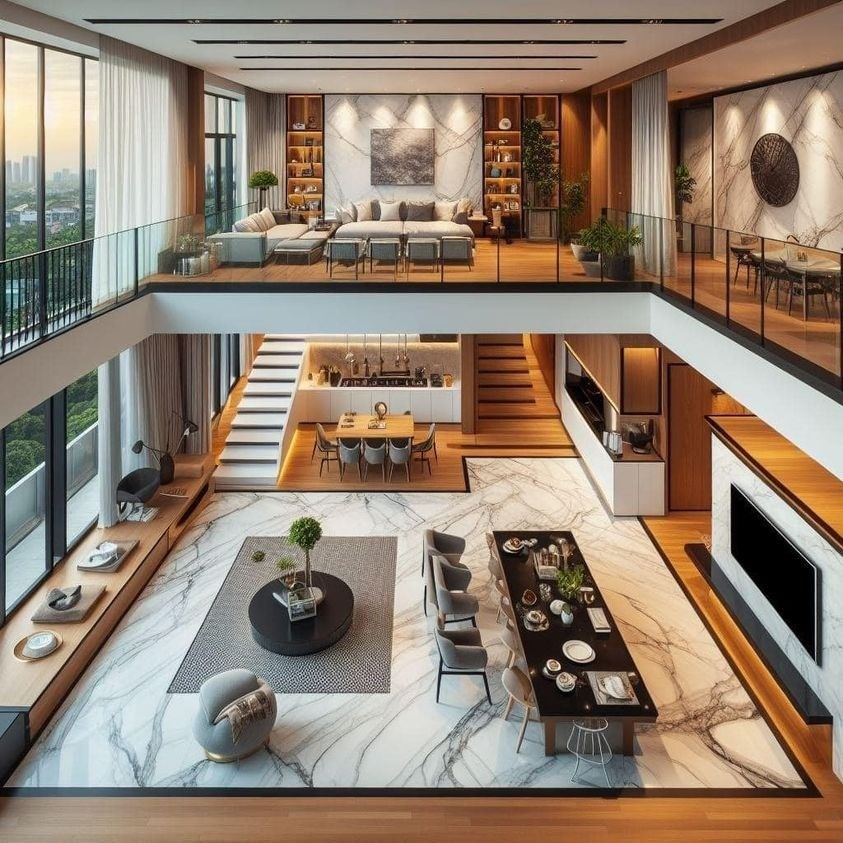 penthouseánh sáng tự nhiên